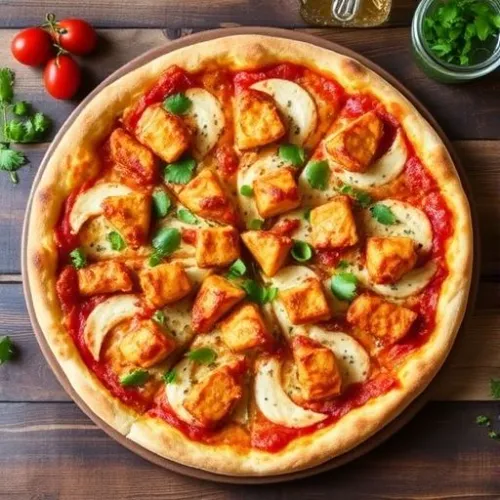 Tandoori Chicken Pizza Large